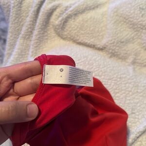 Lululemon Red Athletic Top